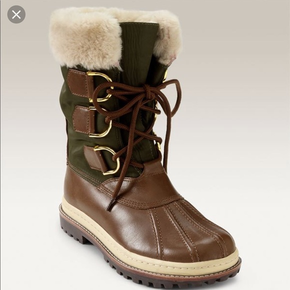 tory burch duck boots